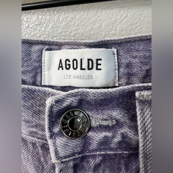 Agolde 90’s Pinch Waist Jean Ashberry Purple Size 23 - Picture 5 of 14
